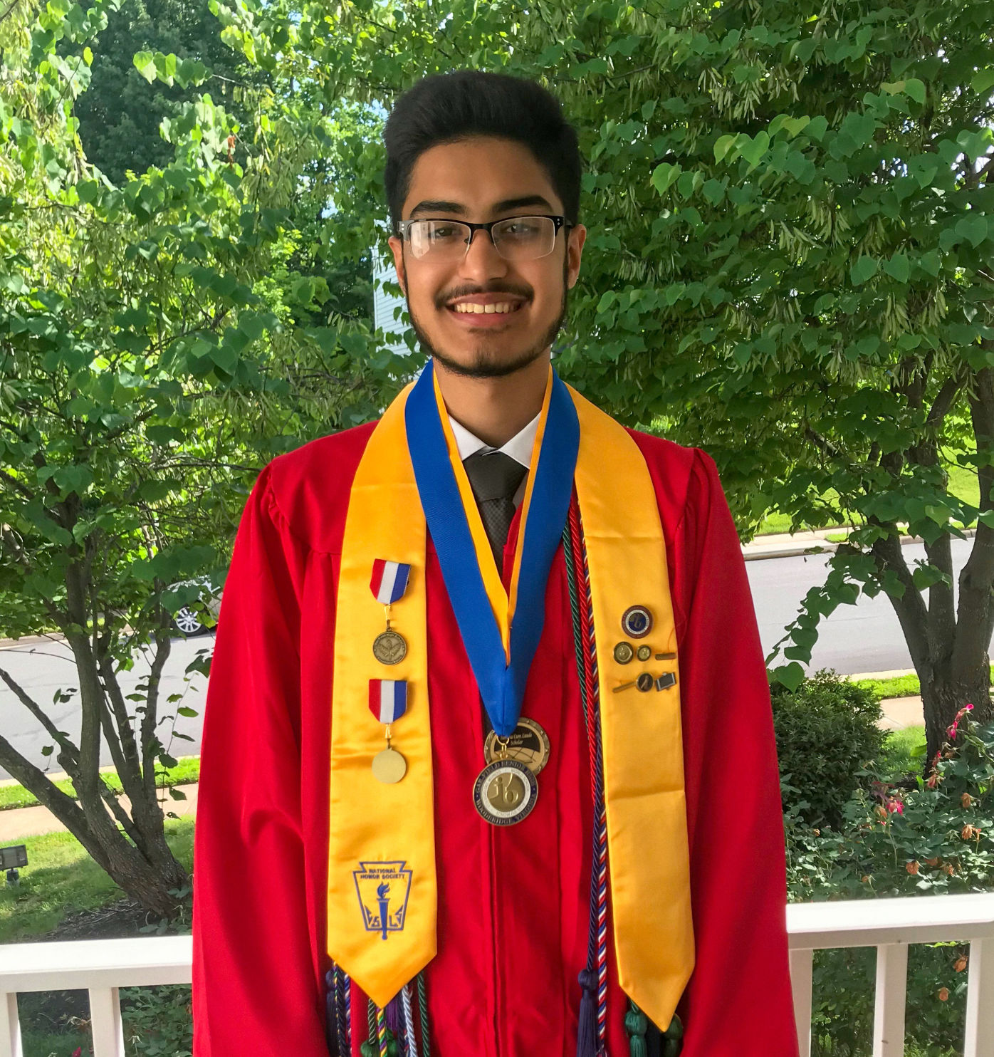 Mohammad Raza, valedictorian of Gar-Field High School